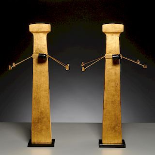 Herve Van der Straeten, pair "Patmos" lamps