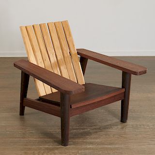 Modern Designer Adirondack style hardwood chair