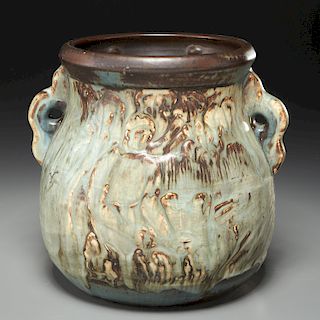 Gunnar Nylund, early and unique pottery vessel