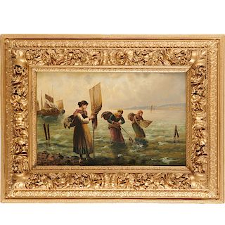 Charles Renard, painting, c. 1890