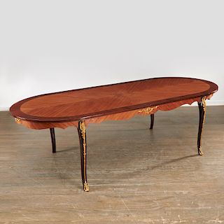 Louis XV style ormolu mounted dining table