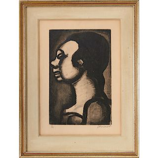 Georges Rouault, etching, 1928