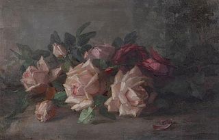 Anna Eliza Hardy, (American, 1839-1934), Still Life with Roses