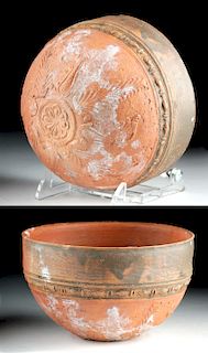 Greek Hellenistic Megarian Redware Bowl