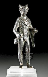 Roman Bronze Mercury Votive Figure