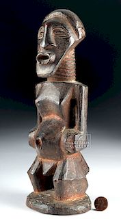 Exhibited Early 20th C. Songye Nkisi Kalebwe Figure