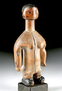 20th C. African Mina Wooden Female Figure
