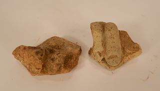 Prob. Roman, 2 Sculpture Fragments, c. 200-300 BC