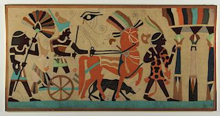 Farbric Panel aft. Ramses the Great at Battle of Khadesh