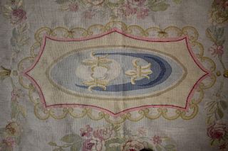 Antique Aubusson Tapestry 5' x 8'