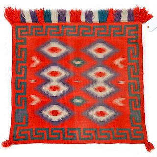 A Navajo Germantown Saddle Blanket