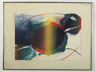 Paul Jenkins (1923-2012)  Abstract Lithograph