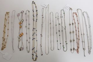 Lot of 13 Sterling Silver Necklaces