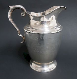 Sterling Silver Water Pitcher by Alvin