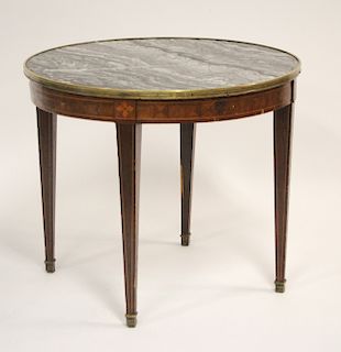 Louis XV Style Circular Low Table - Krieger, Paris