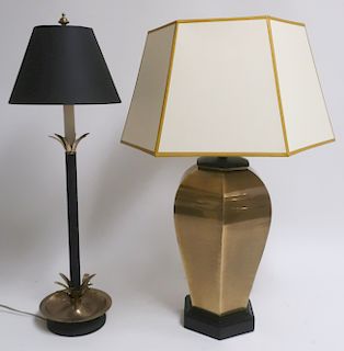 2 Frederick Cooper Brass Table Lamps