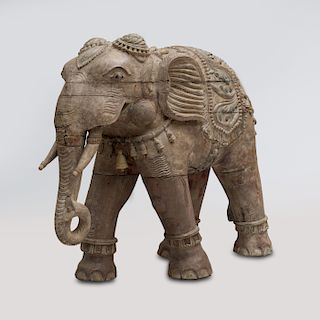 Indian Carved Hardwood Elephant