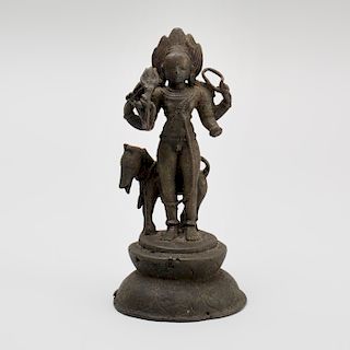 Indian Bronze Figure of Bhairava