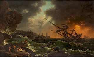 ATTRIBUTED TO CLAUDE-JOSEPH VERNET (FRENCH 1714-1789)