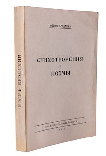 BRODSKY, POEMS, 1965 (FIRST EDITION)
