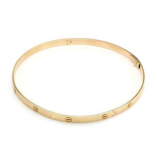Vintage Cartier 18k Yellow Gold Love Screw Necklace