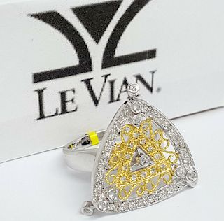 LeVian 0.41ct Diamond 14K Gold Ring
