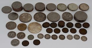 COINS. Grouping of Assorted American Coins.