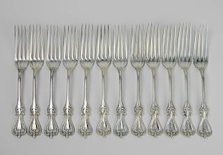 Set of 12 Towle sterling silver dinner forks