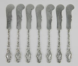 7 Sterling silver butter spreaders