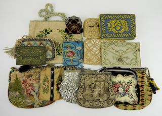 Lot of 15 Vintage purses
