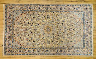 Wool and silk Persian rug