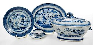 Assembled Set 23 Canton Chinese Export Objects