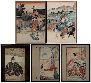 Five Japanese Prints