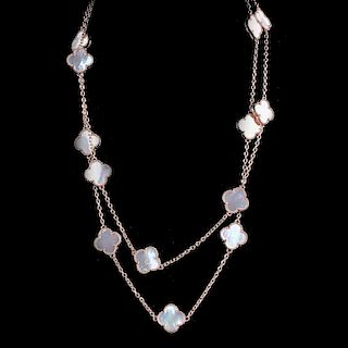 VCA style Mother of Pearl Necklace
