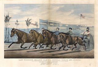Lady Woodruff, Miller's Damsel, General Darcy, and Stella - Currier & Ives