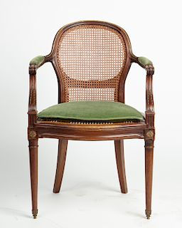 A Louis XVI style fauteuil, Jansen