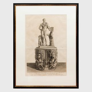 Francesco Piranesi (1750-1810): Meleager, From Classical Statues in Rome