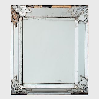 Venetian Beveled Glass Mirror 