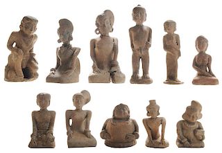 Eleven [Majapahit] Style Clay and