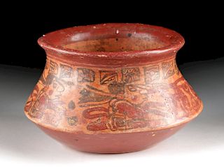 Maya Copador Pottery Vessel - Dog & Scribes