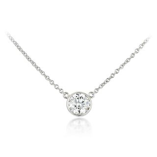 A Solitaire Diamond Necklace