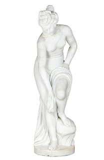 A French Carrara marble: Venus after Allegrain