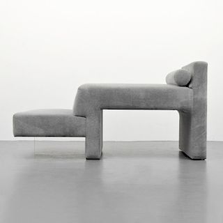 Vladimir Kagan "Omnibus" Chaise Lounge Chair/Sofa