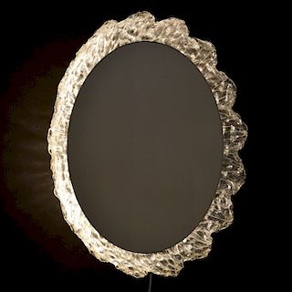 Illuminated Mirror Attributed to Erco