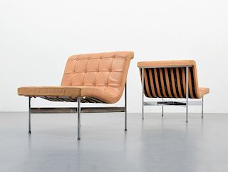 Pair of Katavolos, Littell & Kelley "New York" Lounge Chairs