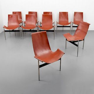 Set of 10 Katavolos, Littell & Kelley "T" Chairs