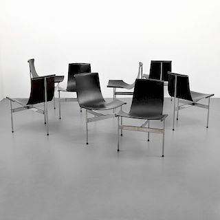 Set of 8 Katavolos, Littell & Kelley "T" Chairs