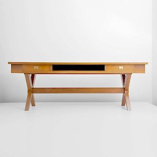 Massive Desk/Console Table, Manner of Gio Ponti