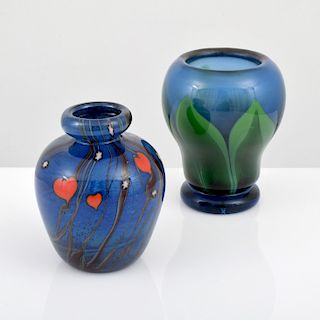 2 Lundberg Studios Vases