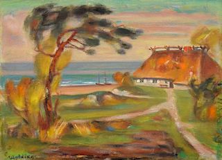 Adomas Galdikas Landscape Painting